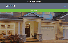 Tablet Screenshot of apco.com